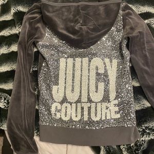 NWOT Juicy Couture velour jacket with sequins